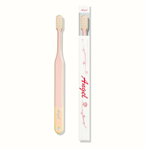 Spatula Series 平穴植毛歯ブラシ【Angel】エンジェル歯ブラシ　成人用　オーラルケア　大人用　毛のかたさ　普通　健康な歯と歯ぐきを保つ