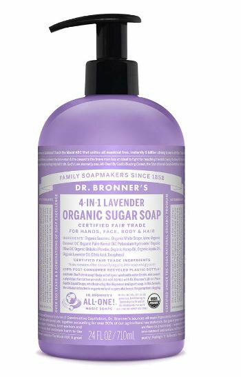 ドクターブロナー オーガニック シュガーソープ LAVENDER 24OZ　ラベンダー　710ml　（67374）