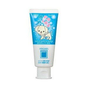 【送料込・まとめ買い×4点セット】サンギ　アパガード アパキッズ60g　ラムネ風味　医薬部外品　エナメル質を修復し丈夫で健康な歯に導く子供用歯磨き ( 4987643124019 )