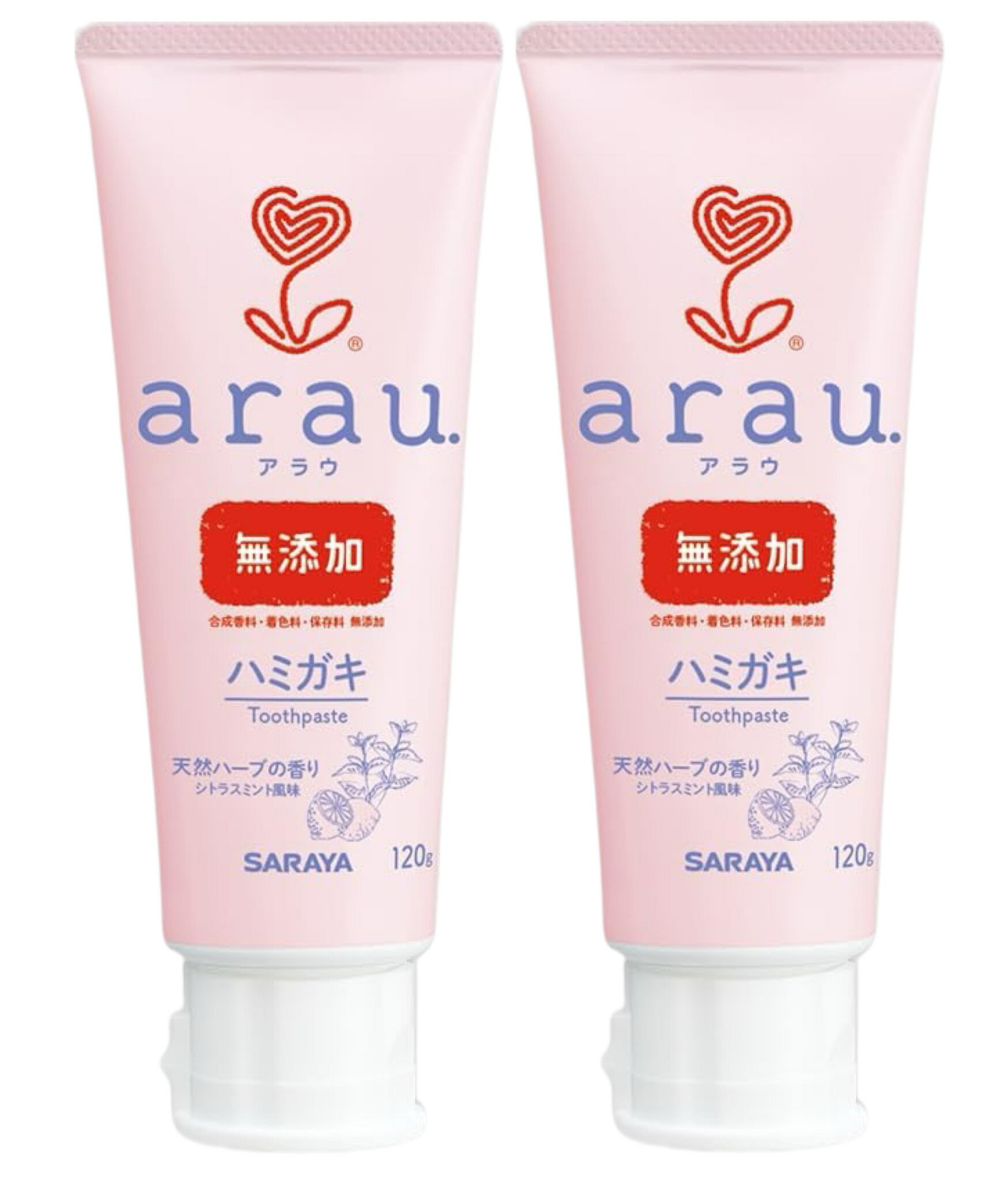 arau. アラウ せっけんハミガキ 120g×2個セット サラヤ SARAYA 送料無料