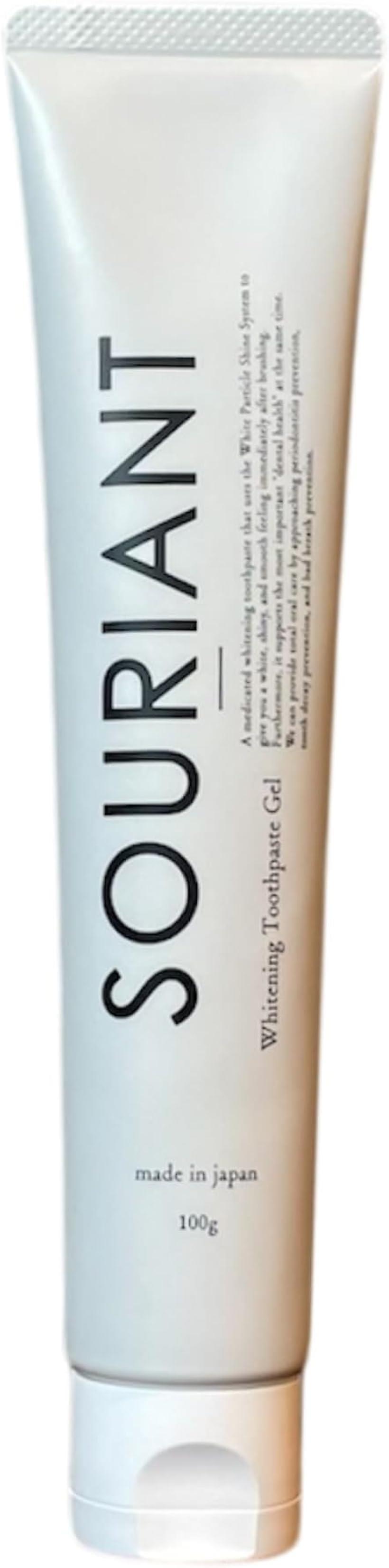 スリアン 毎日の歯磨き粉としても使用できるホワイトニングジェル 100g ホワイトニング用 5種類の有効成分 天然由来成分97% 歯石の沈着防止 タバコのヤニ除去 歯の白さをサポート 医薬部外品 歯周病予防 虫歯予防 口臭防止