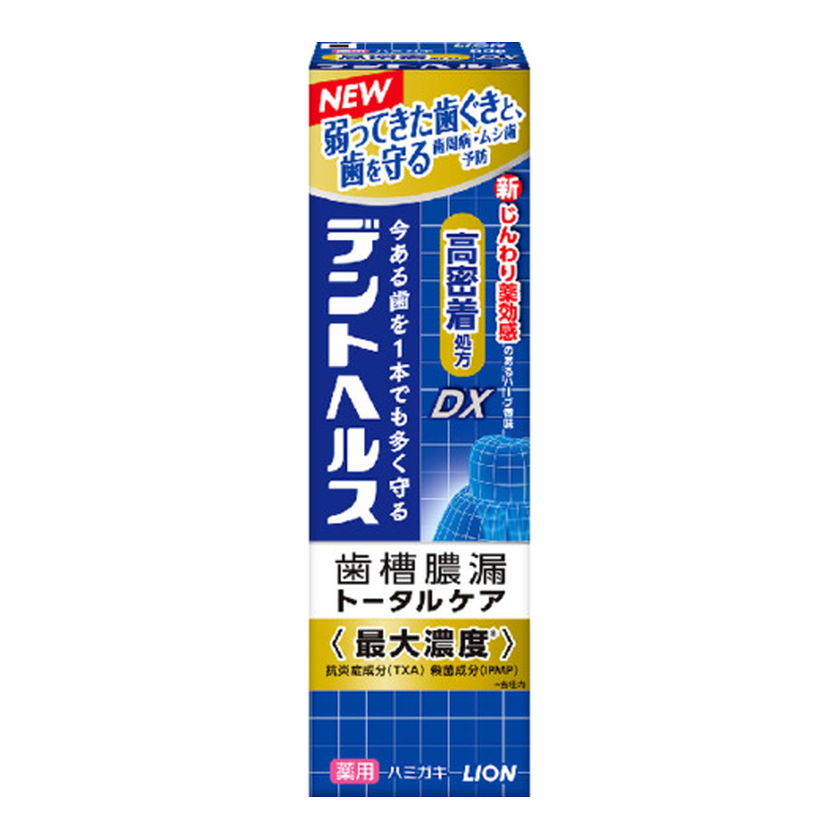 【×3個 配送おまかせ】ライオン デントヘルス 薬用 ハミガキDX 85g 医薬部外品
