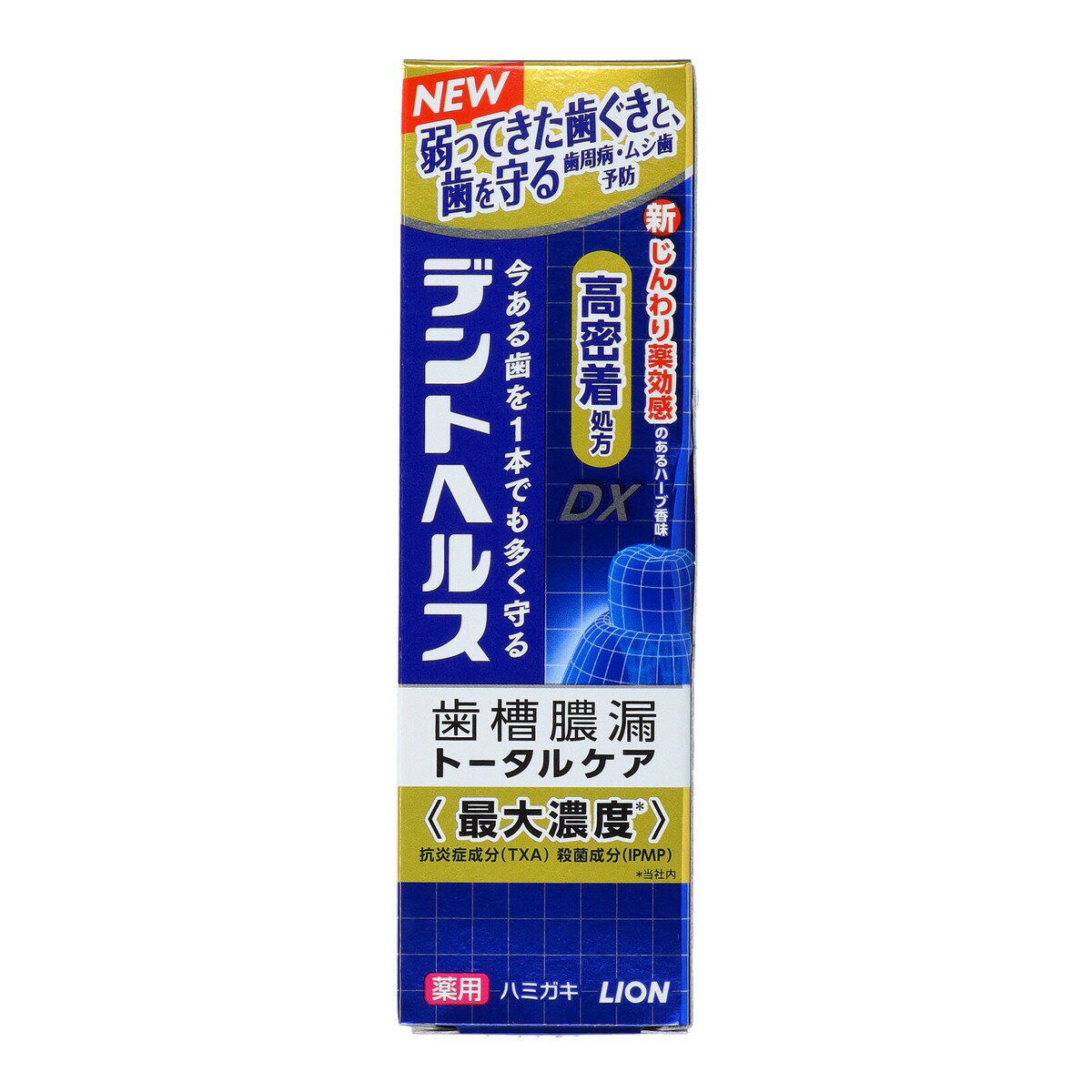【×5個 配送おまかせ】ライオン デントヘルス 薬用 ハミガキDX 85g 医薬部外品