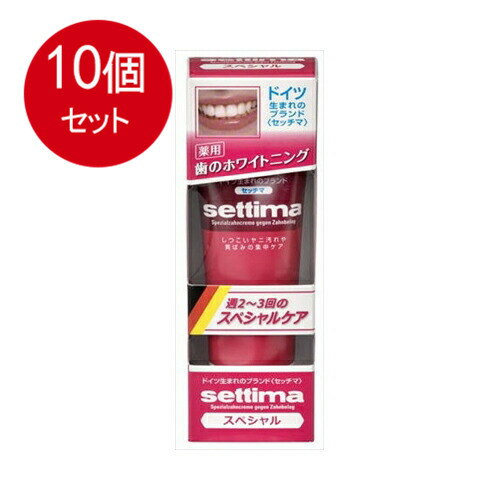 10個まとめ買い サンスター セッチマはみがきスペシャルケア80G送料無料 ×10個セット オーラル 歯磨き